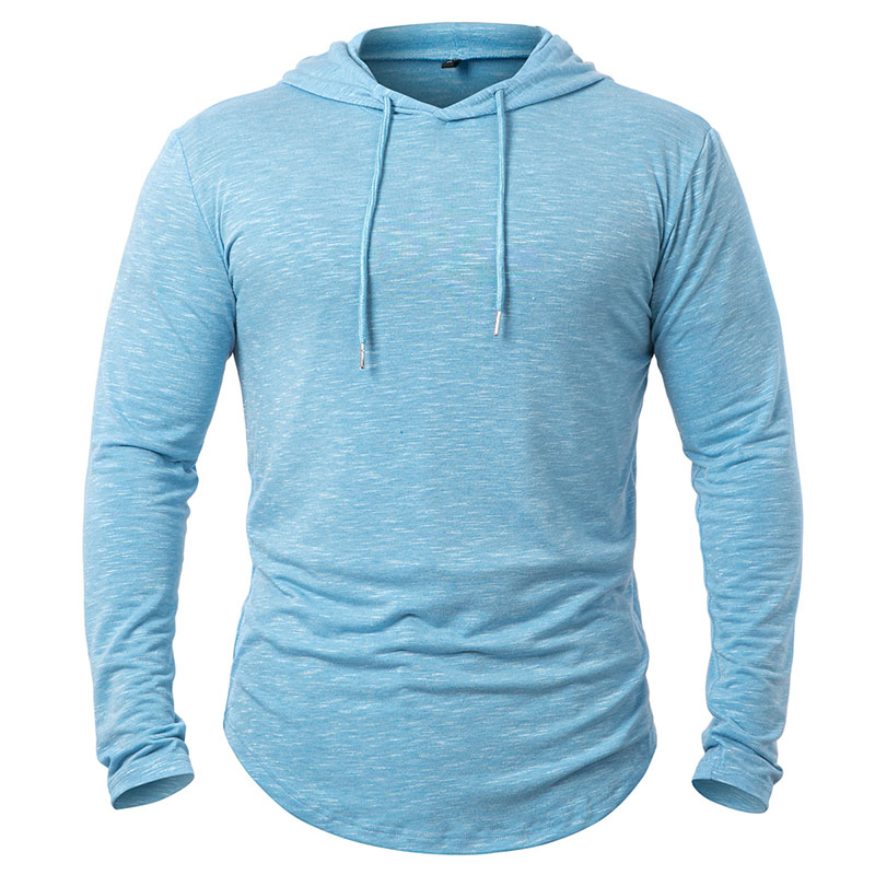 Running Gear Gym - Erkek hafif atletik Hoodies uzun kollu