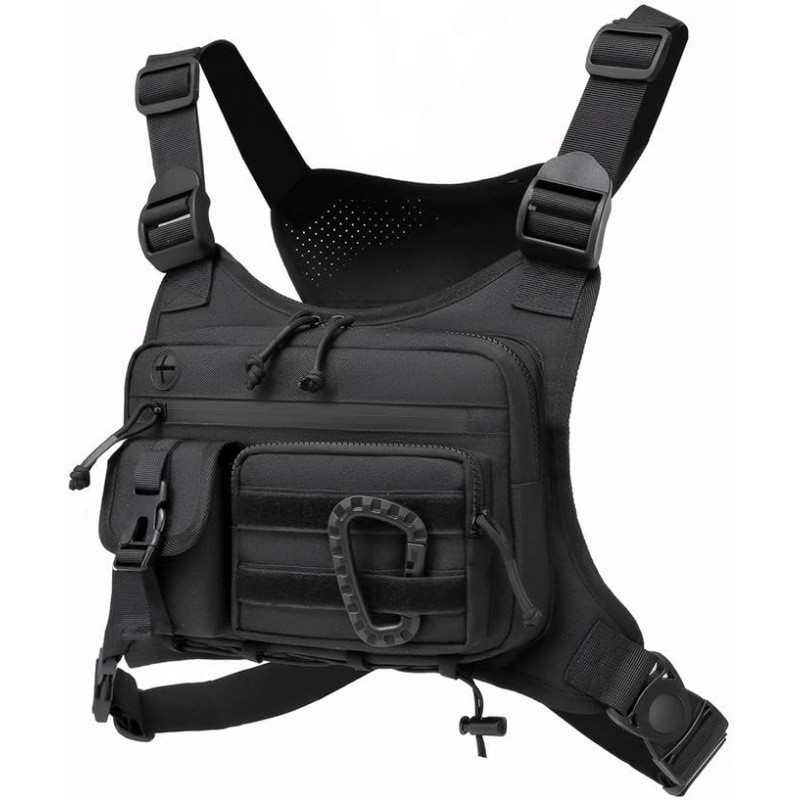 Running Hydration Vest - Taktik Göğüs Çantası Erkek Yeleği EDC