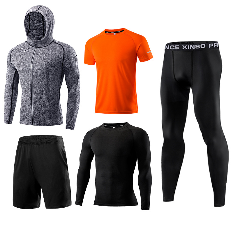 5 Parça Erkek Spor Giyim Seti  - Running Gear Gym incelemesi ve fiyatı